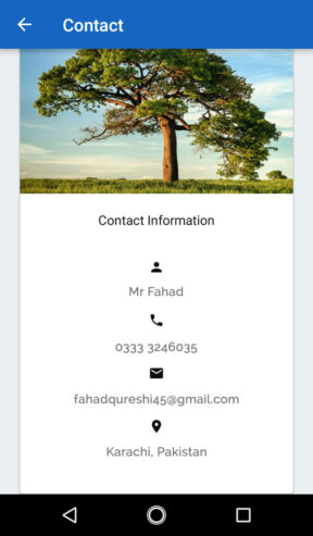 Portfolio Contact Design